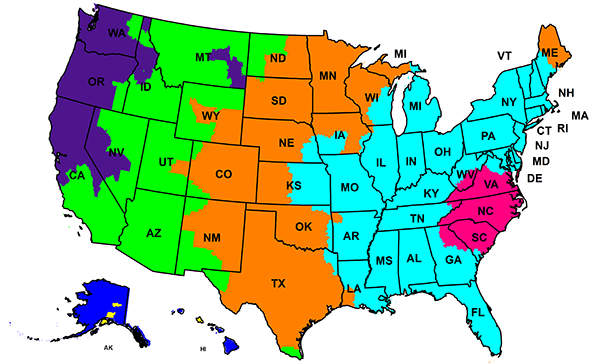 Ground Shipping Maps For Trivantage Distribution Centers Trivantage