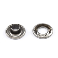 Thumbnail Image for DOT Rolled Rim Self-Piercing Grommet with Spur Washer #0 Stainless Steel 1/4" 1-gr