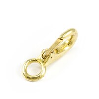 Thumbnail Image for Snap Hook #249 Brass Solid Eye Hole 3/8
