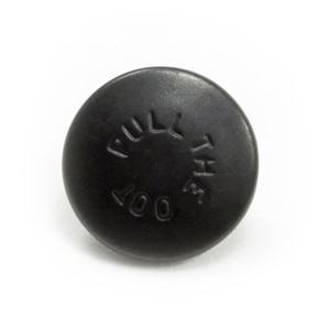 Thumbnail Image for DOT Pull-The-Dot Cap 92-XE-18100-A1B Government Black Brass 100-pk