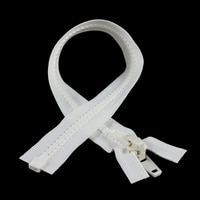 Thumbnail Image for YKK® VISLON® #10 Separating Zipper Automatic Lock Double Pull Plastic Slider #VFUVOL107TX 18
