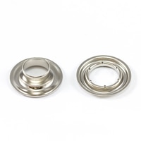 Thumbnail Image for DOT Self-Piercing Grommet with Grip Tooth Washer #2 Nickel 3/8