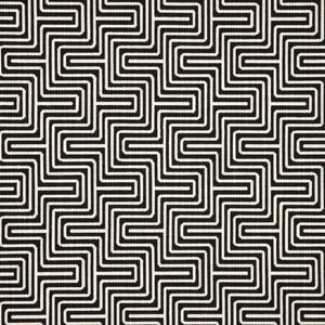 Thumbnail Image for Sunbrella Upholstery  #145868-0007 54" Key Figure Onyx (Standard Pack 40 Yards)