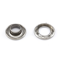 Thumbnail Image for DOT Rolled Rim Self-Piercing Grommet with Spur Washer #3 Stainless Steel 7/16" 1-gr