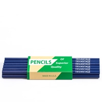Thumbnail Image for Fabric Marking Pencils White Soft Lead Hex Untipped 72-pk 1