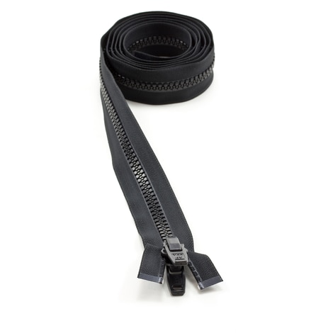 Image for YKK VISLON #10 Separating Zipper Automatic Lock Double Pull Plastic Slider 78