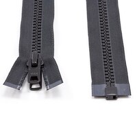 Thumbnail Image for YKK® VISLON® #10 Separating Zipper Automatic Lock Short Double Pull Metal Slider #VFUVOL-107 DX E 68
