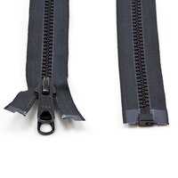Thumbnail Image for YKK® VISLON® #8 Separating Zipper Automatic Lock Long Double Pull Metal Slider #VFUVOL-87 DXL E 96
