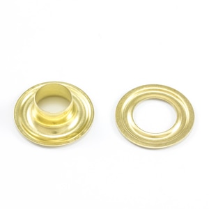 Thumbnail Image for DOT Grommet with Plain Washer #3 Brass 7/16" 25-gr
