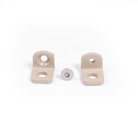 Thumbnail Image for Solair Vertical Curtain Double Gudgeon Cable Attachment Bracket Beige (One ea is 2 Brackets 1 Screw) 1