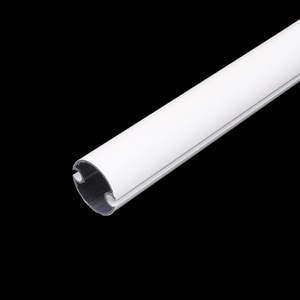 Thumbnail Image for Solair Vertical Curtain Bottom / Weight Bar 1.57" x 19'-8" White (ED)
