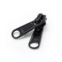 Thumbnail Image for YKK® ZIPLON® Metal Sliders #5CNDW3L Non-Locking Long Double Pull Tab Black