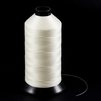 Thumbnail Image for Coats Polymatic Bonded Polyester Monocord Dacron Thread Size 92 (FF) White 16-oz 1