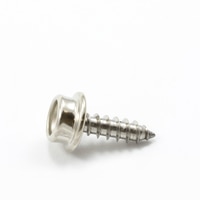 Thumbnail Image for Fasnap Screw Stud #BNSS705921 5/8 Nickel Plated Brass / #10 Stainless Steel Screw 100-pk 2
