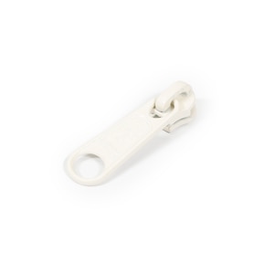 Thumbnail Image for YKK Ziplon Zipper Metal Slider #4.5CF Non-Locking Single Pull Long Tab Ivory