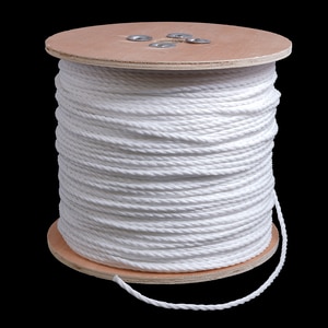 Thumbnail Image for 3-Strand Polypropylene Rope #6 3/16" x 1200' White
