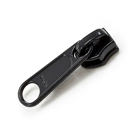 Image for YKK® ZIPLON® Metal Sliders #5CNDFL Non-Locking Long Single Pull Tab Black