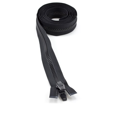 Image for YKK® VISLON® #10 Separating Zipper Automatic Lock Double Pull Plastic Slider #VFUVOL107TX 84