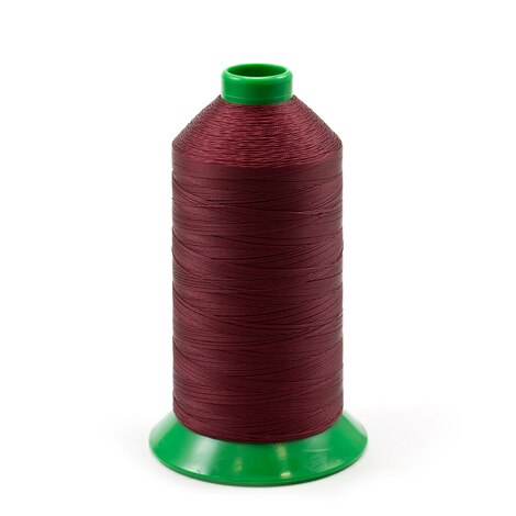 Image for A&E Poly Nu Bond Twisted Non-Wick Polyester Thread Size 138 #4603 Jockey Red 16-oz