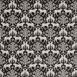 Thumbnail Image for Sunbrella Upholstery #146409-0004 54" Jaipur Frame II Onyx (Standard Pack 60 Yards)