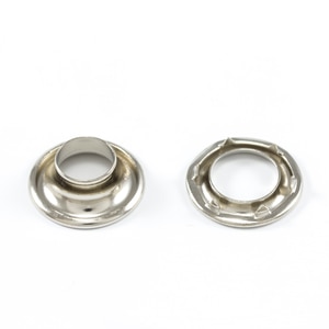 Thumbnail Image for DOT Rolled Rim Grommet with Spur Washer #1 Nickel 13/32" 25-gr