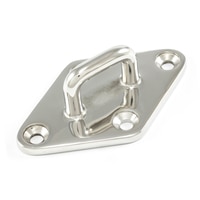 Thumbnail Image for SolaMesh Diamond Pad Eye Wall Plate Stainless Steel Type 316 100mm x 62mm (4" x 2-1/2")