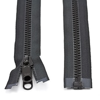 Thumbnail Image for YKK VISLON #8 Separating Zipper Non-Locking Double Pull Metal Slider 72