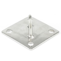 Thumbnail Image for SolaMesh Diagonal Pad Eye Wall Plate Stainless Steel Type 316 100mm (4