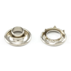 Thumbnail Image for DOT Rolled Rim Grommet with Spur Washer #0 Nickel 9/32" 1-gr