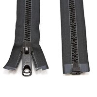Thumbnail Image for YKK VISLON #8 Separating Zipper Automatic Lock Long Double Pull Metal Slider 78