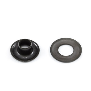 Thumbnail Image for DOT Grommet with Plain Washer #00 Black 3/16" 25-gr