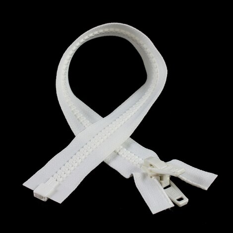 Image for YKK® VISLON® #10 Separating Zipper Automatic Lock Double Pull Plastic Slider #VFUVOL107TX 18