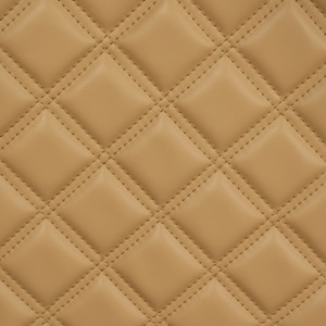 Thumbnail Image for Sunbrella Horizon Capriccio Diamond Quilted 50" x 52"  Panel - Toast 2x2 Square Double Diamond