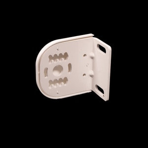 Thumbnail Image for Solair Vertical Curtain Wall Bracket 9KSU White with Plastic Cover (1 Each is 1 End Bracket )