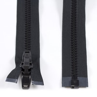 Thumbnail Image for YKK VISLON #10 Separating Zipper Automatic Lock Double Pull Plastic Slider 120