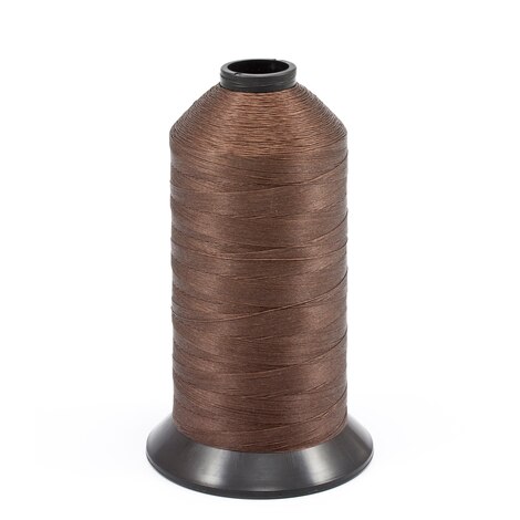 Image for Coats Polymatic Bonded Polyester Monocord Dacron Thread Size 125 Brown 16-oz