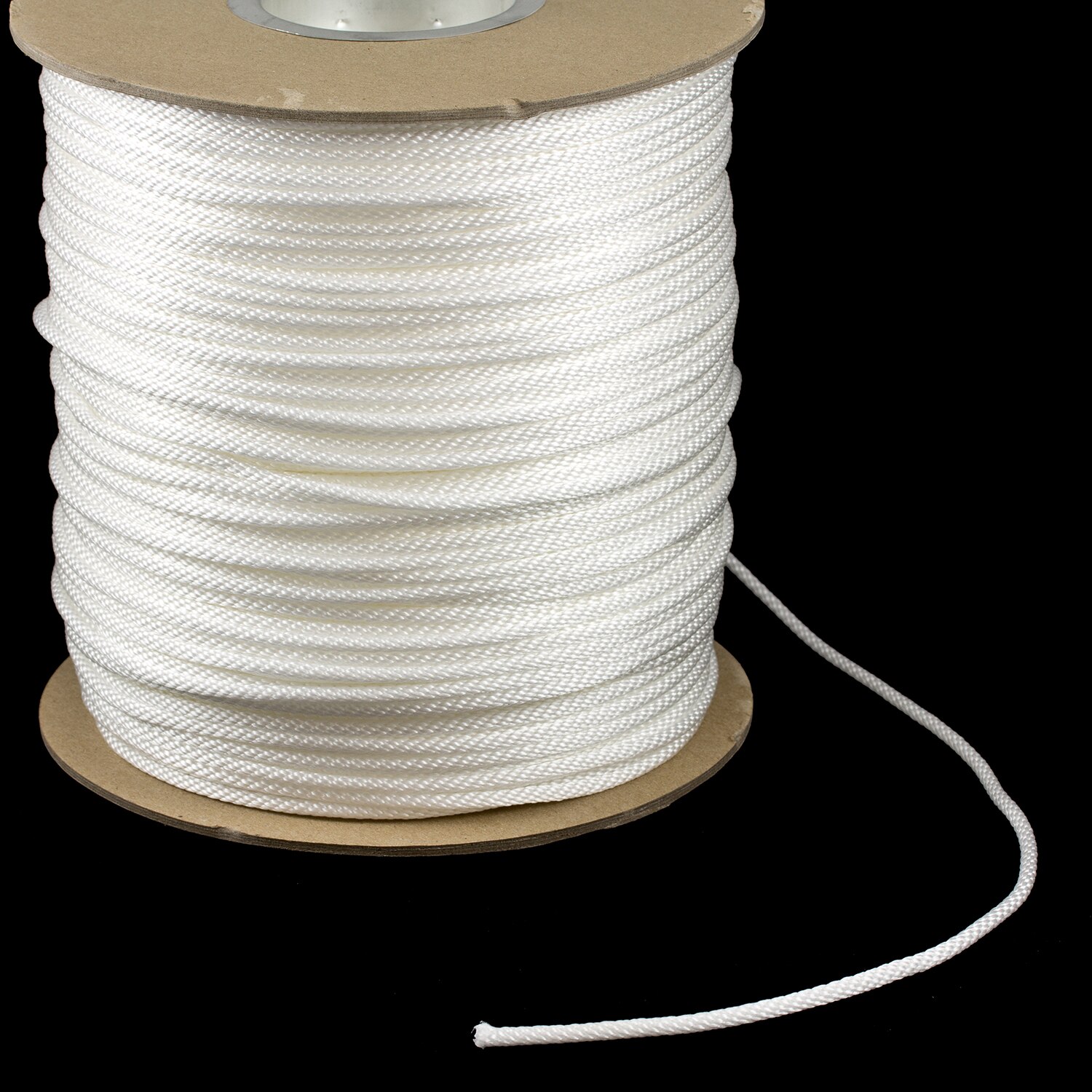 Solid Braided Supreme MFP Polypropylene Rope #6 3/16 x 1000' White