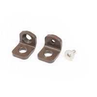 Thumbnail Image for Solair Vertical Curtain Double Gudgeon Cable Attachment Bracket Bronze (One ea is 2 Brackets 1 Screw)