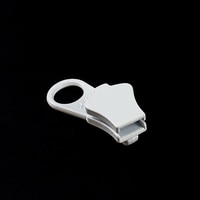 Thumbnail Image for YKK® VISLON® #10 Metal Sliders #10VFDFW Non-Locking Short Single Pull Tab White 3
