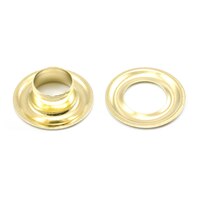 Thumbnail Image for Grommet with Plain Washer #2J Brass 3/8