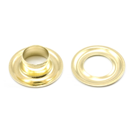 Image for Grommet with Plain Washer #2J Brass 3/8