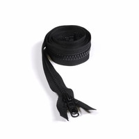 Thumbnail Image for Sunbrella SUNZIP III #10 Separating Zipper Automatic Lock Double Pull Metal Slider  48" Black