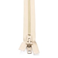 Thumbnail Image for YKK VISLON #10 Separating Zipper Automatic Lock Short Double Pull Metal Slider 18
