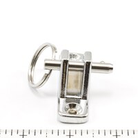 Thumbnail Image for Deck Hinge Angle 5 Degree with Quick Release Pin #N1846 Chrome Plated Zinc Die-Cast (CUS) 2
