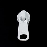 Thumbnail Image for YKK® ZIPLON® Metal Sliders #10CFDFL Non-Locking Long Single Pull Tab White 2