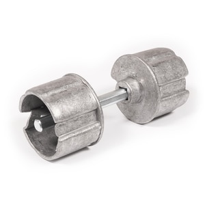 Thumbnail Image for Solair Vertical Double Gudgeon 78mm No Bracket