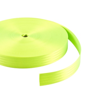 Thumbnail Image for Polyfab Polyester Shade Sail Edge Webbing 2" x 109-yd Fluro Green  (DSO)