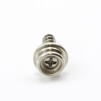 Thumbnail Image for Fasnap Screw Stud #BNSS705921 5/8 Nickel Plated Brass / #10 Stainless Steel Screw 100-pk 1