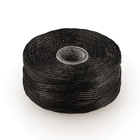 Image for PremoBond Bobbins BPT 138M Bonded Polyester Anti-Wick Thread Black 72-pk