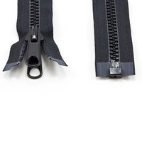 Thumbnail Image for YKK® VISLON® #8 Separating Zipper Automatic Lock Long Double Pull Metal Slider #VFUVOL-87 DXL E 54